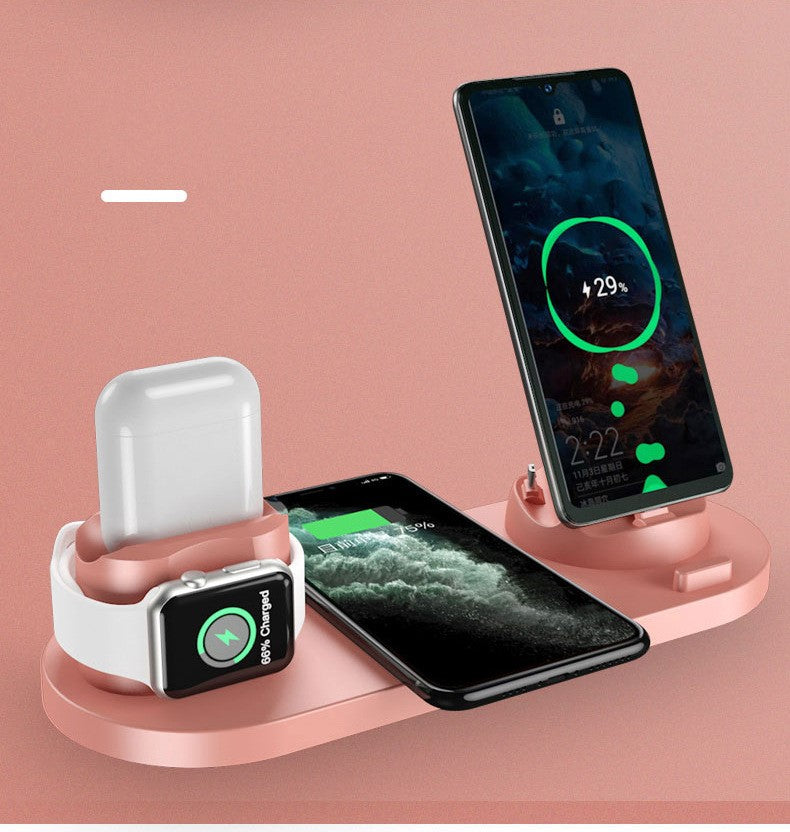 Six-in-one wireless charger for mobile phones - This N That