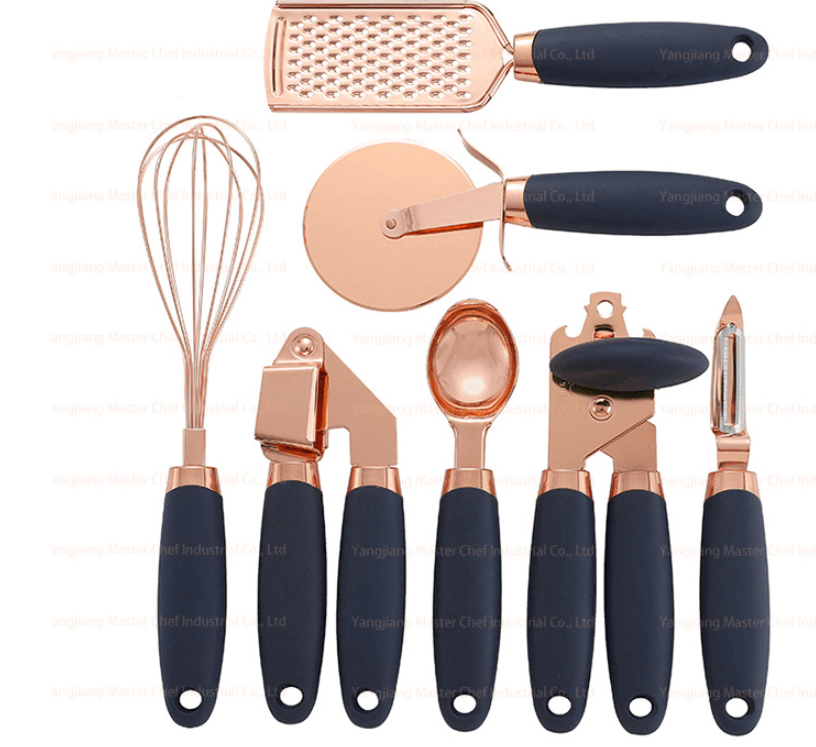 Kitchen Household Peeler Gadget Copper Plating Set - This N That