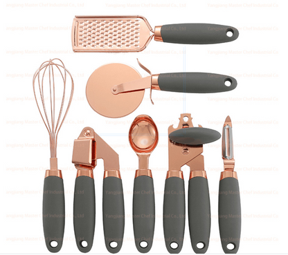 Kitchen Household Peeler Gadget Copper Plating Set - This N That