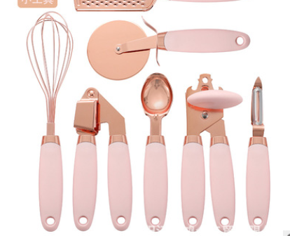 Kitchen Household Peeler Gadget Copper Plating Set - This N That