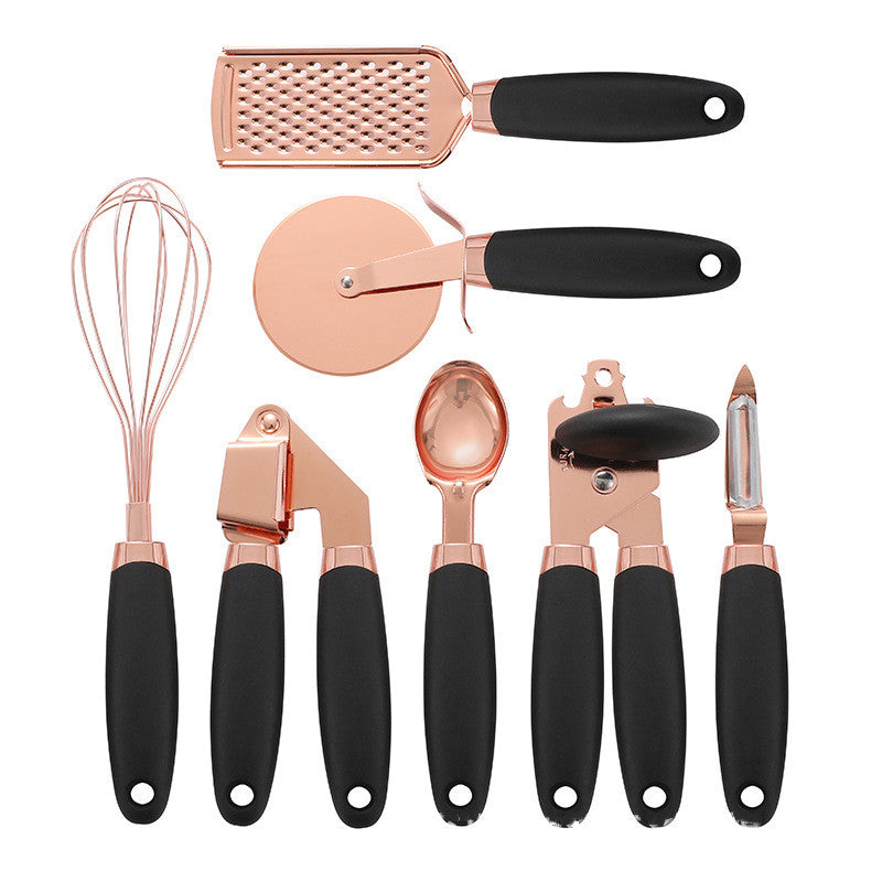 Kitchen Household Peeler Gadget Copper Plating Set - This N That