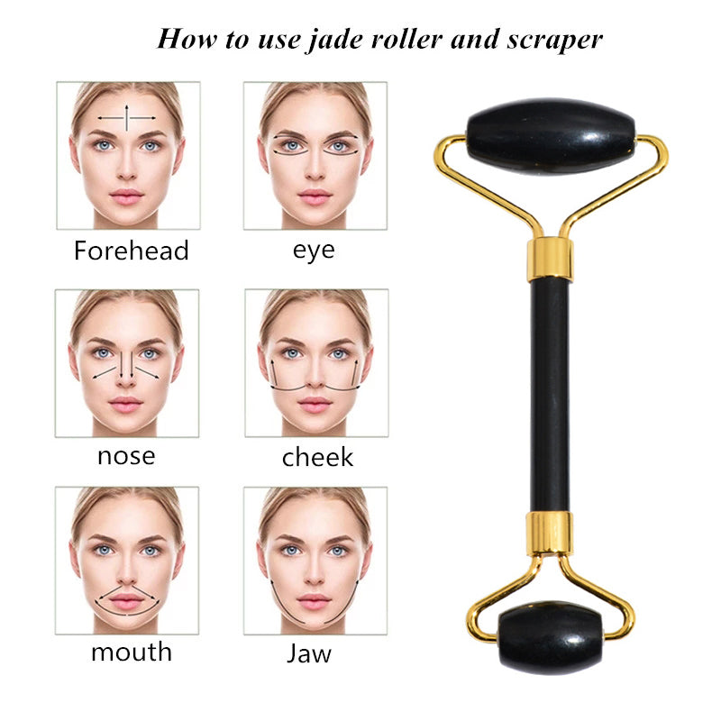 Beauty Face Care Massage Jade Device - This N That