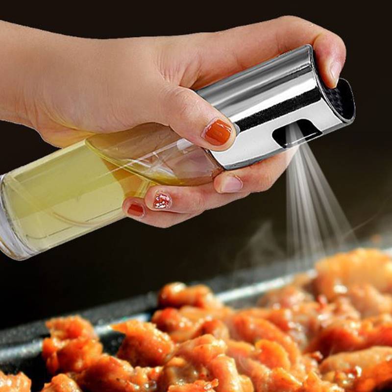 BBQ Healthy Kitchen Cooking Oil Vinegar Spray Bottle - This N That