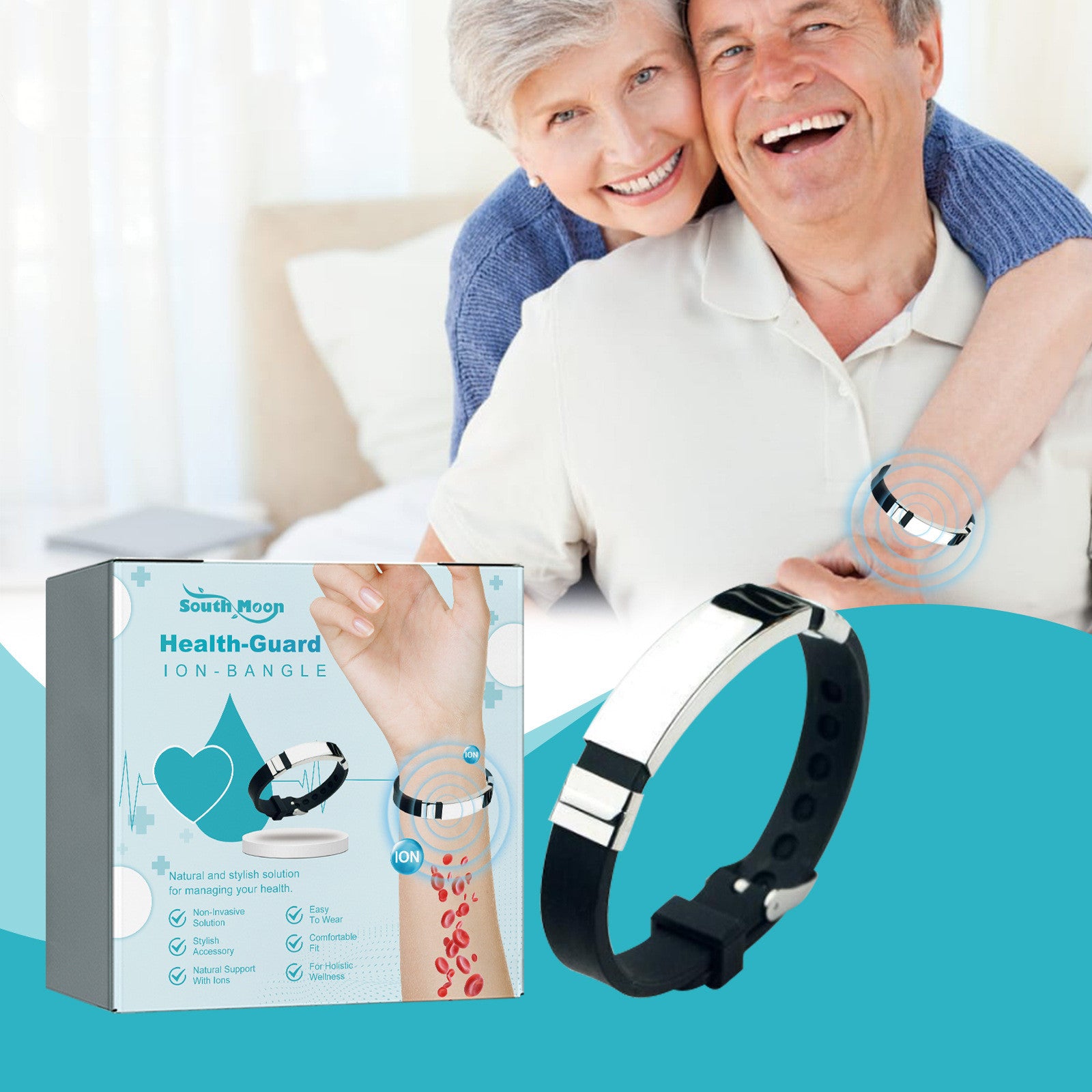 Ionic Firming Body Relief Dizziness Care Bracelet - This N That