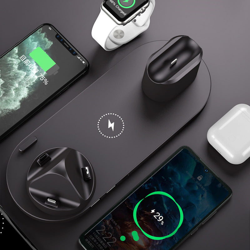 Six-in-one wireless charger for mobile phones - This N That